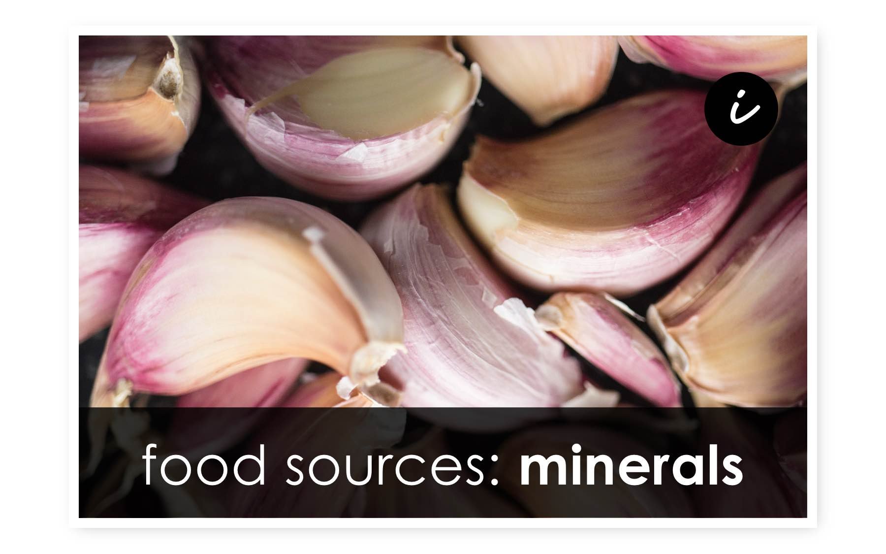 Food Sources of Minerals