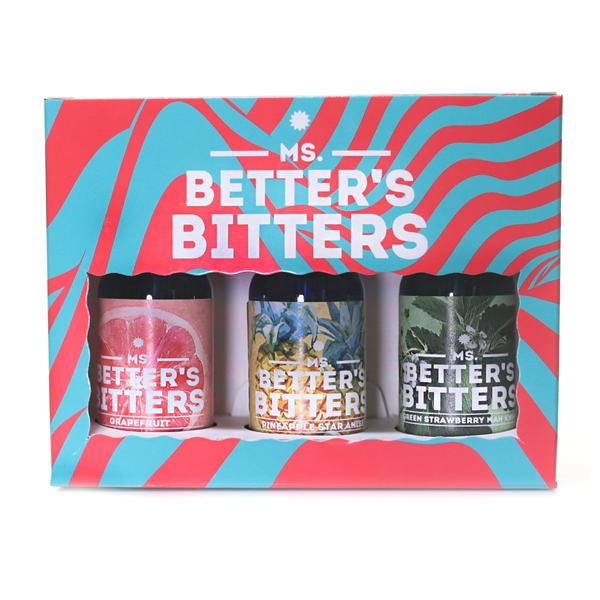 Ms Better's Bitters - Trio de Bitters New Wave 3 x 30ml (Pamplemousse/Ananas/Fraise)