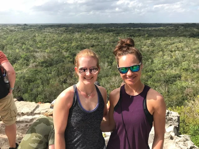 Top of the pyramid with Nigelle!
