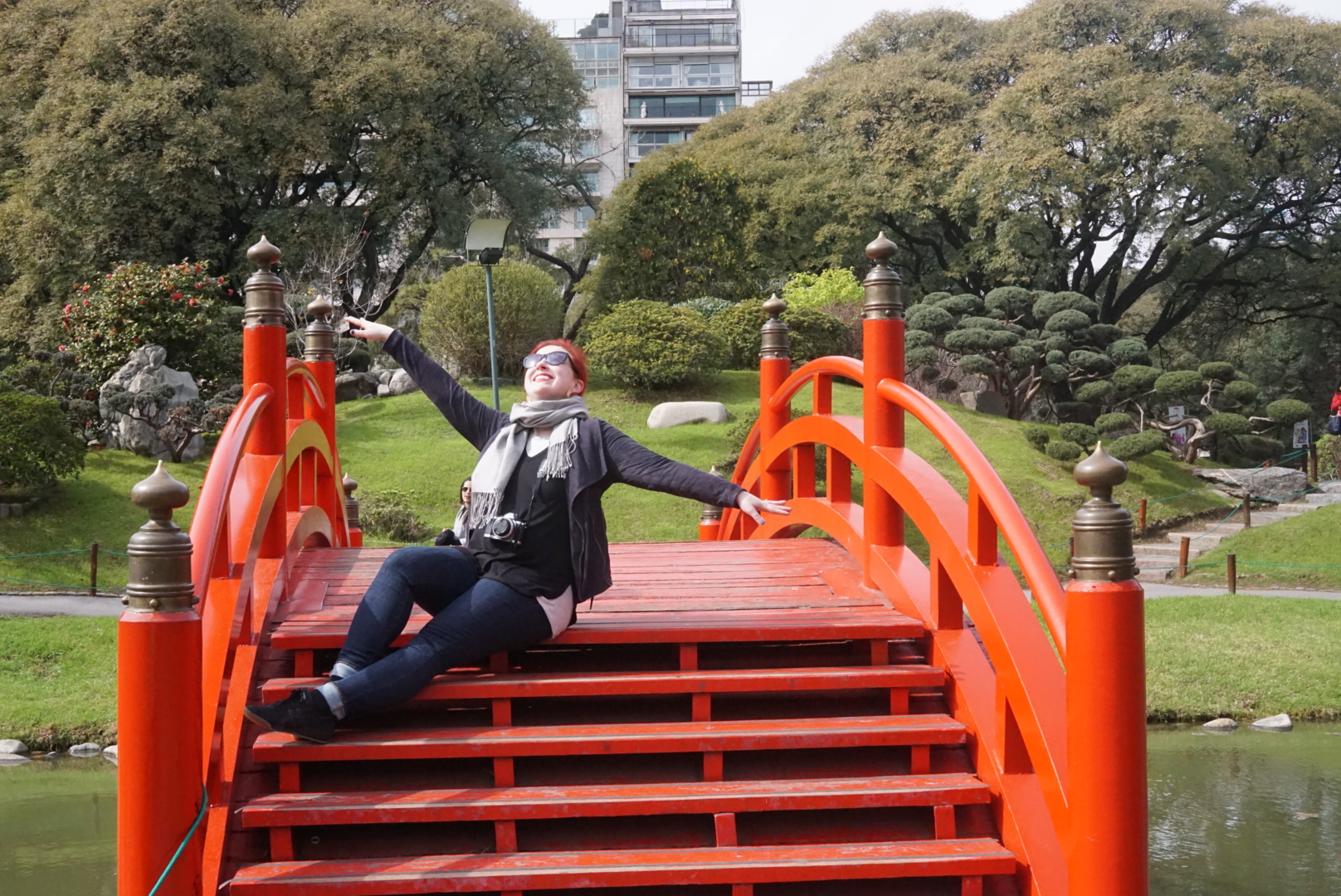 Lindsey at the Japanese Gardens.