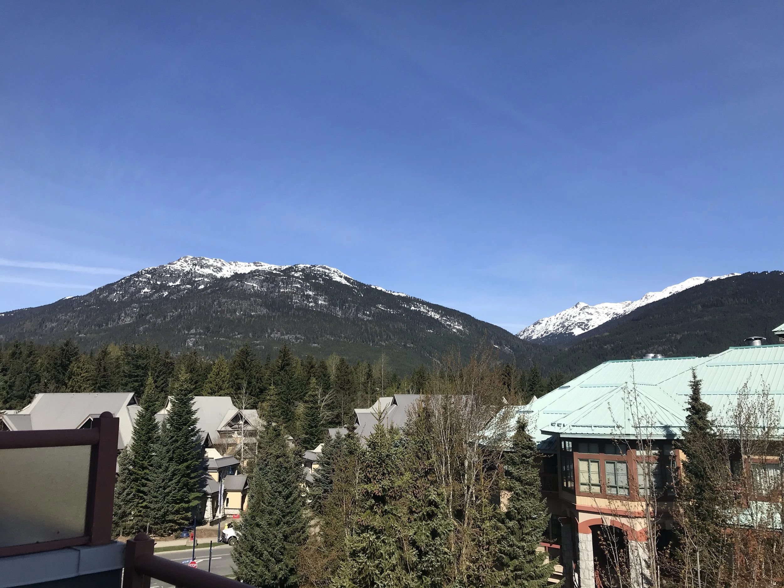View from our Airbnb balcony, where we drank coffee every morning. Neither of us wanted to leave.