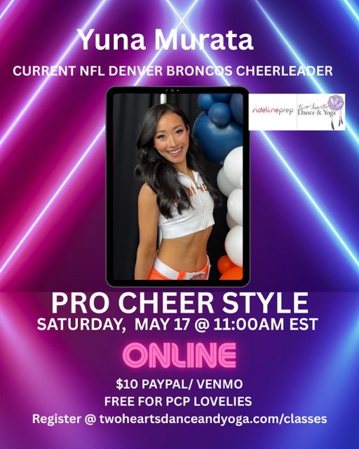 Pro Cheer Style, NFL Denver Broncos Cheerleader - Online Dance Class  5/17/25