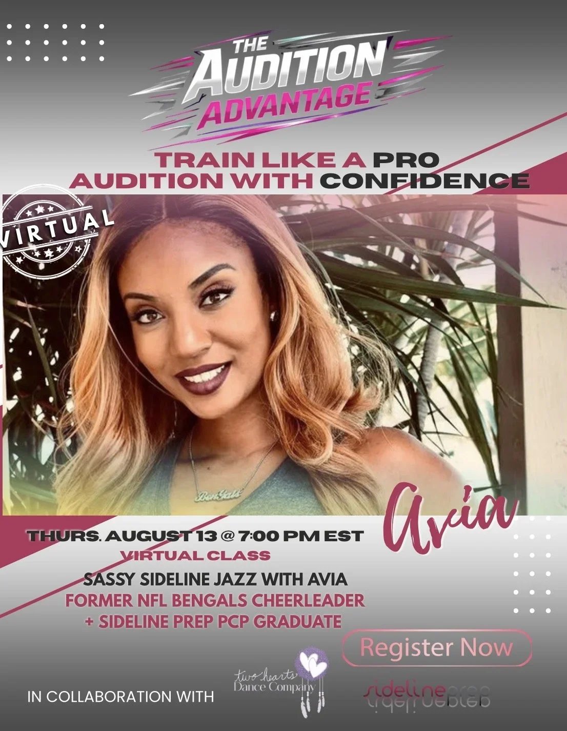 The Audition Advantage: Two Hearts + Sideline Prep Pop-up Class - Sassy Sideline Jazz with Avia