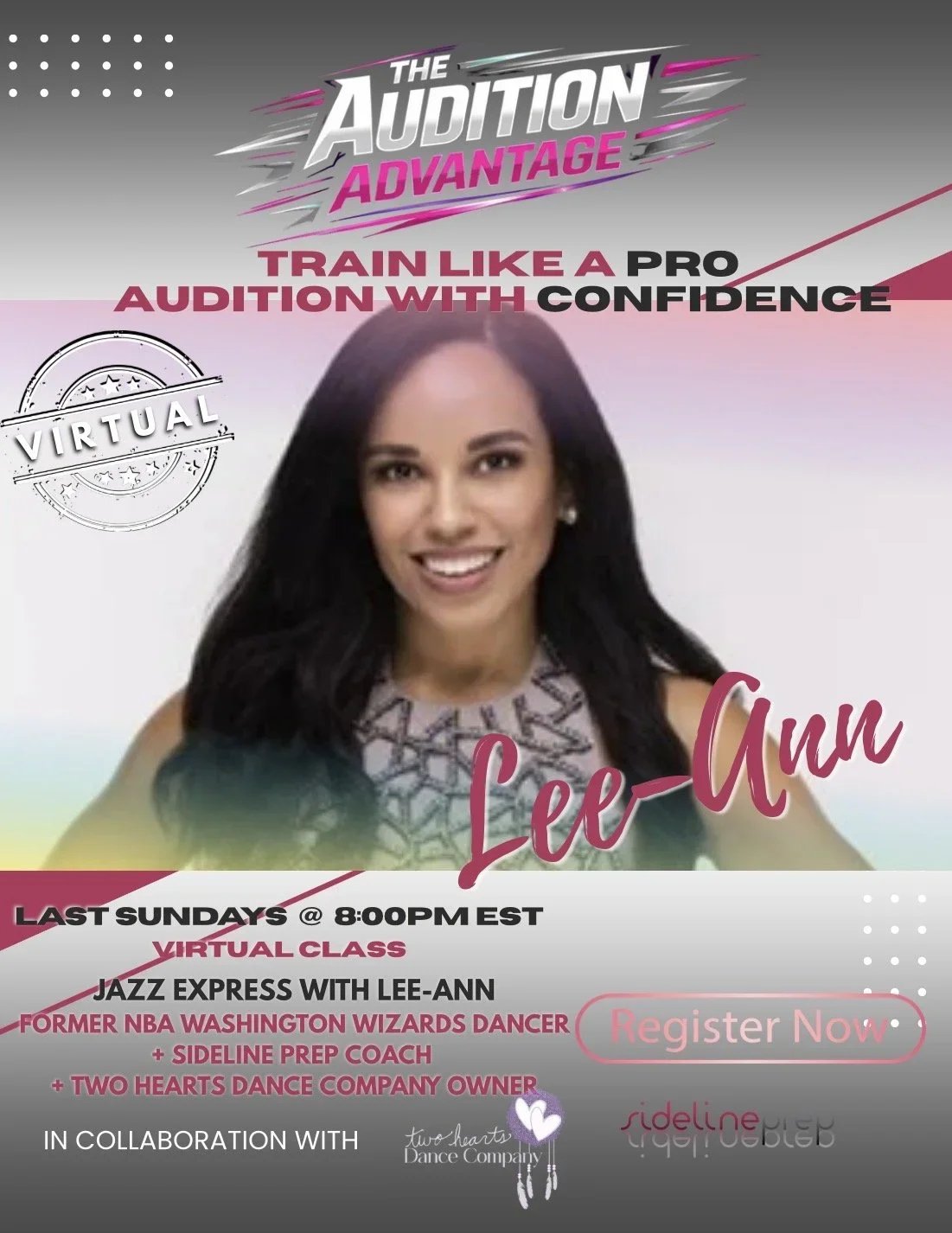 The Audition Advantage: Two Hearts + Sideline Prep Pop-up Class - Jazz Express [Monthly] with Lee-Ann