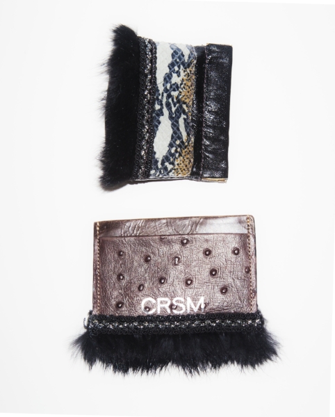 embellished coin purses constructed by San Martin