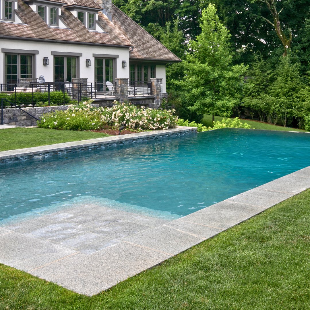 This summer, unwind by the infinity pool in this amazing entertainment space.