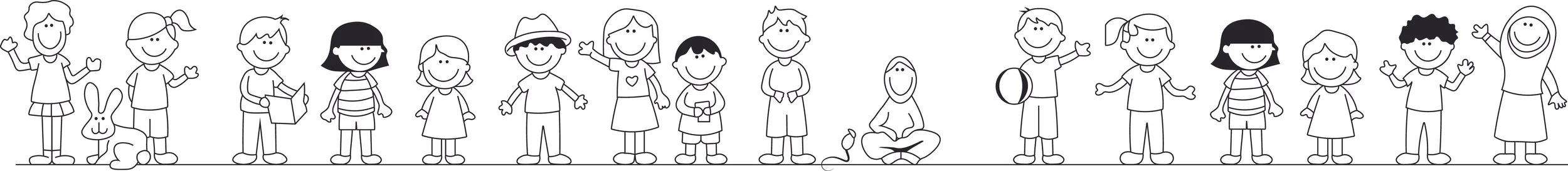 Illustrated Kids in Bethany Brand Style