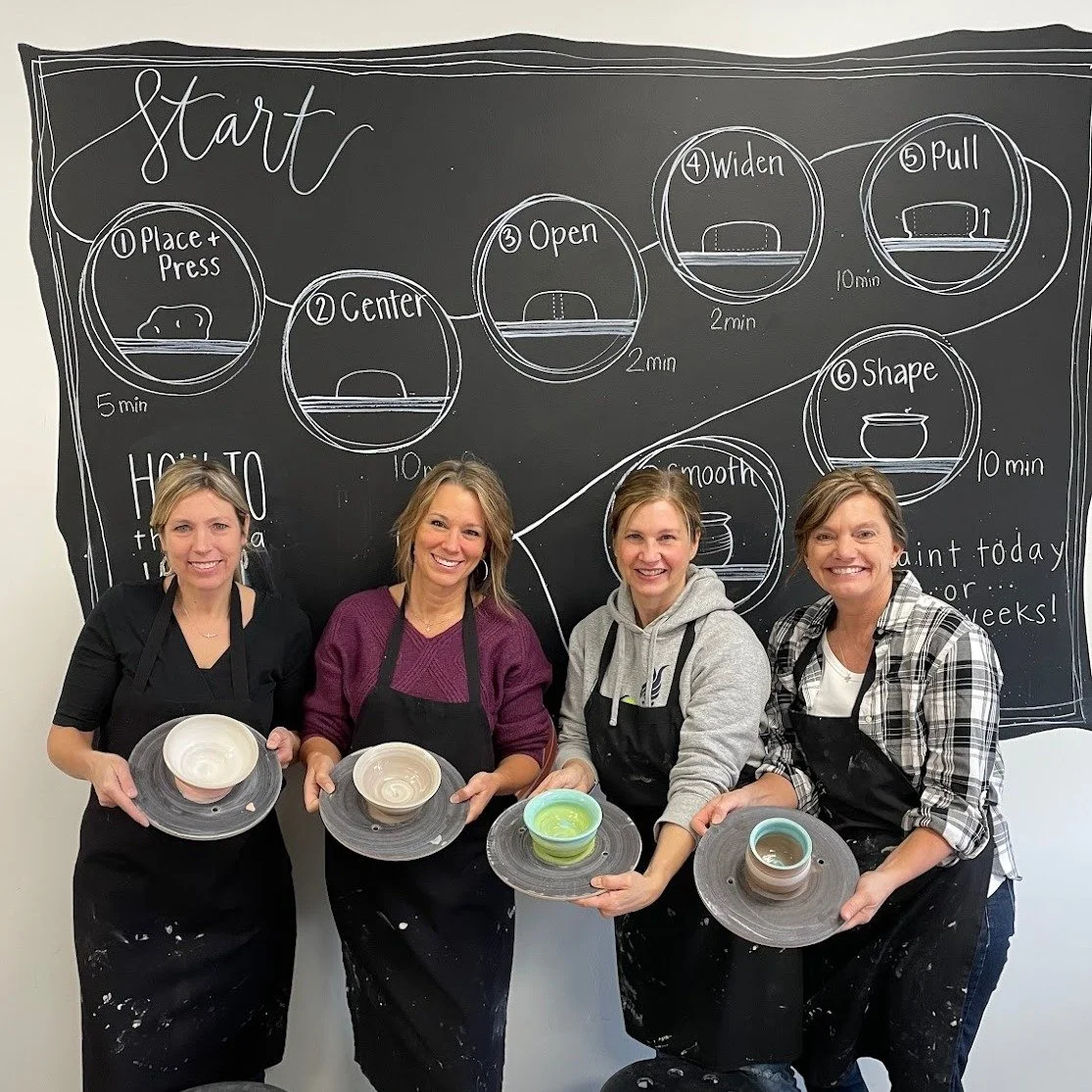 ☃️ Sign up for a winter Potter's Wheel class!

&bull; Private Appointments (ages 7-adult)
&bull; 3-Week Beginners' Course (ages 16+)
&bull; Community Class (ages 16+)

👉 Learn more and register online at our link in bio
.
.
.
#themudroomgr #potteryw