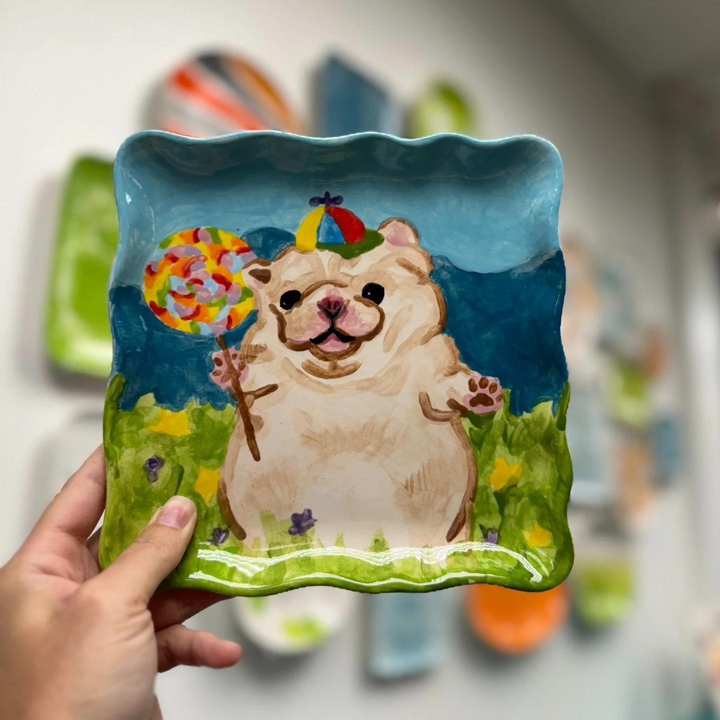 😻🐶🐾National Love Your Pet Day is here! Paint a custom bowl, treat jar, or pawprint keepsake and give your furry friend something made with love. 
.
.
.
#pyop #paintyourownpottery #potterypainting #diy #art #handpainted #ceramics #shoplocal #ShopSm