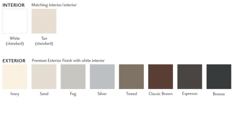 Jeld Wen Window Color Chart