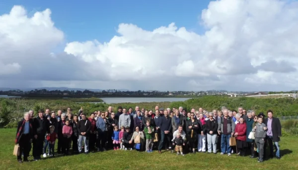 Church members, CORT Trustees and staff at the bus trip