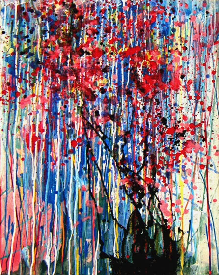 Blue Rain Garden