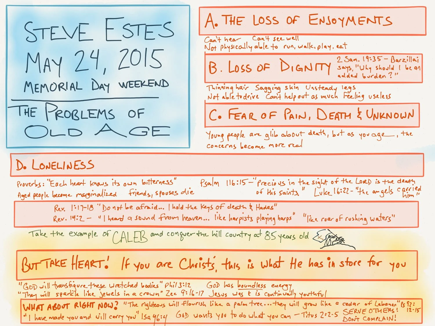 Old Age - Various Passages