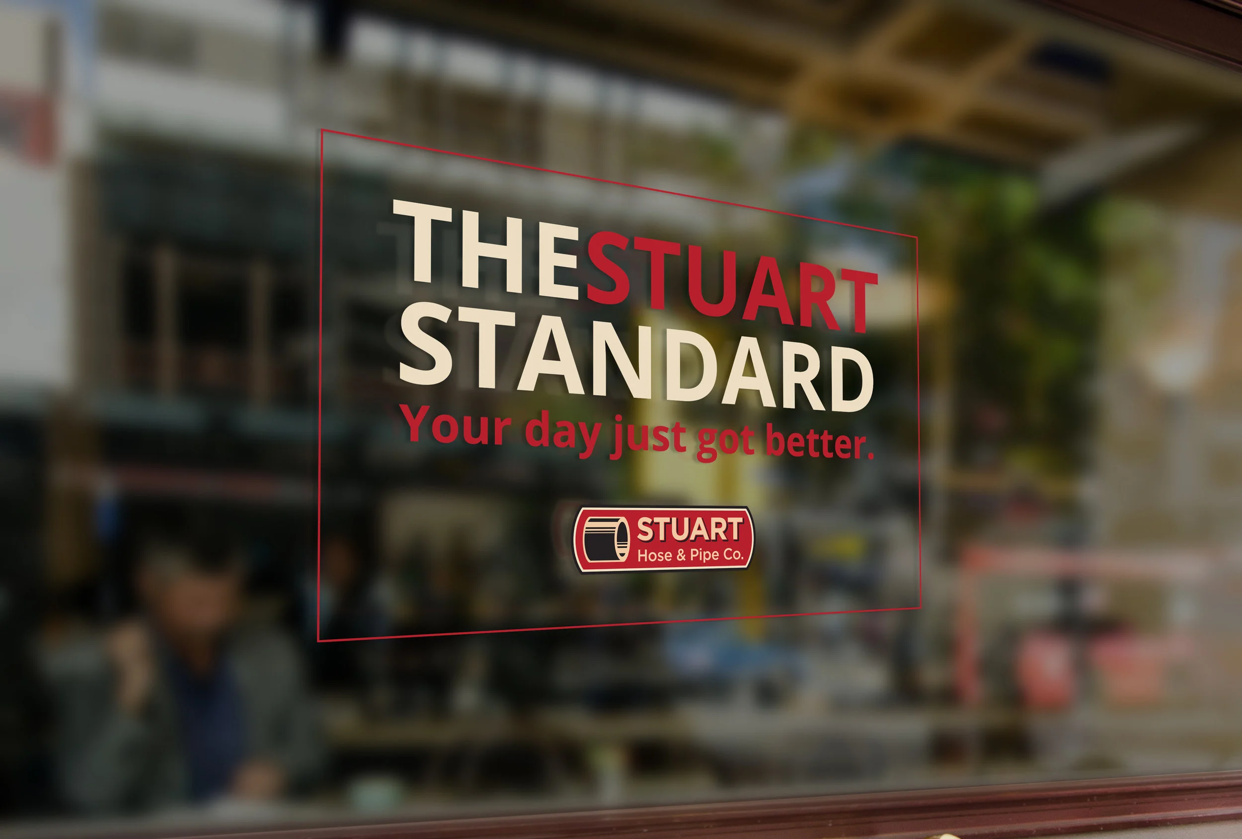 Stuart window cling
