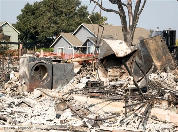 Santa Rosa, California, fire devastation - 13 Oct, 2017