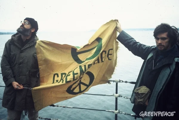Jim Bohlens and Bob Cummings in Canada, 1971