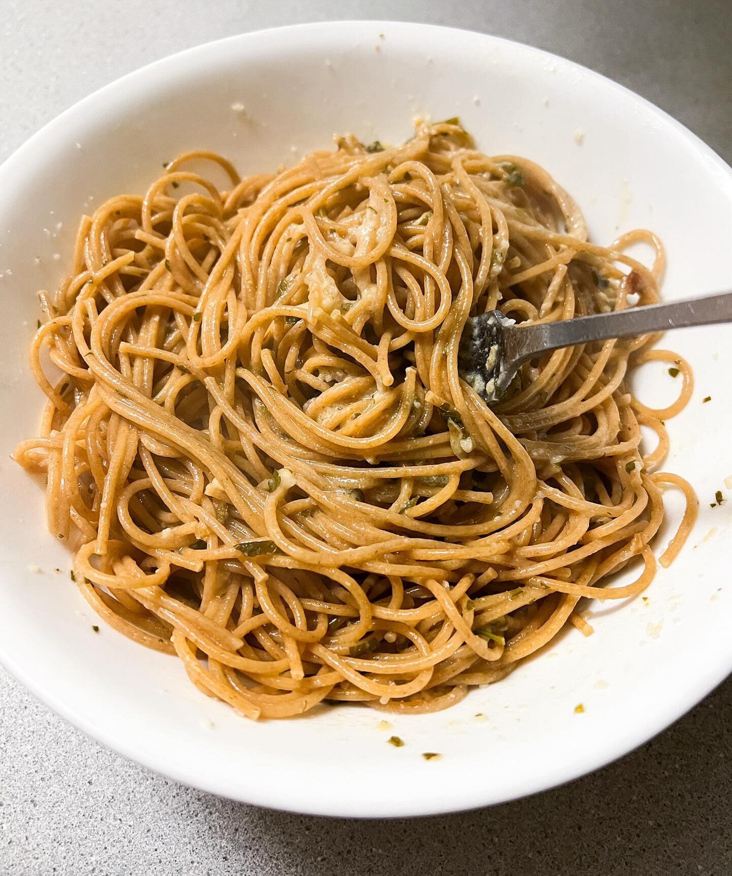 Aglio e olio is the perfect meal. I probably make it at least once a month. I even planted my own parsley to help ward off the absolute truckload of garlic breath. I&rsquo;d make a joke here about hoping a hot Italian man shows up if I keep making it