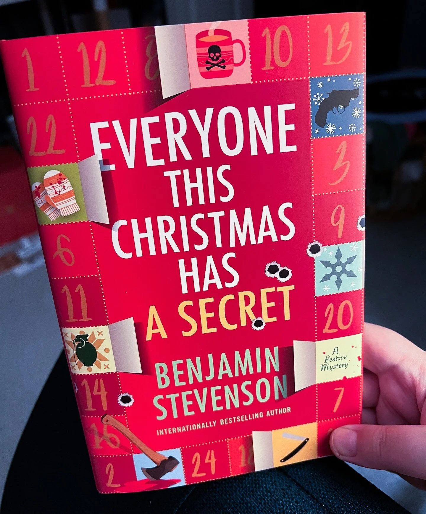 First book of my holiday reading has begun!

Everyone This Christmas Has A Secret
Benjamin Stevenson
2024 - Mariner

#bookstagram