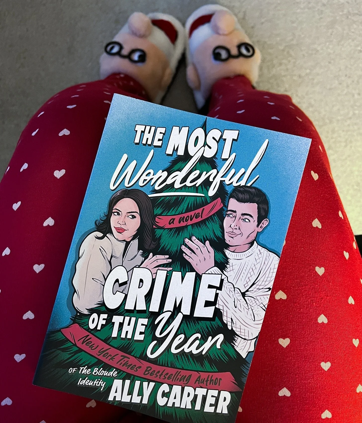 For those keeping track we are onto book 3 in my holiday reading series in just as many days. And apparently I&rsquo;m on a real Christmas mystery kick.

The Most Wonderful Crime of the Year
Ally Carter
2024 - Avon (HarperCollins)

And yes, I am wear