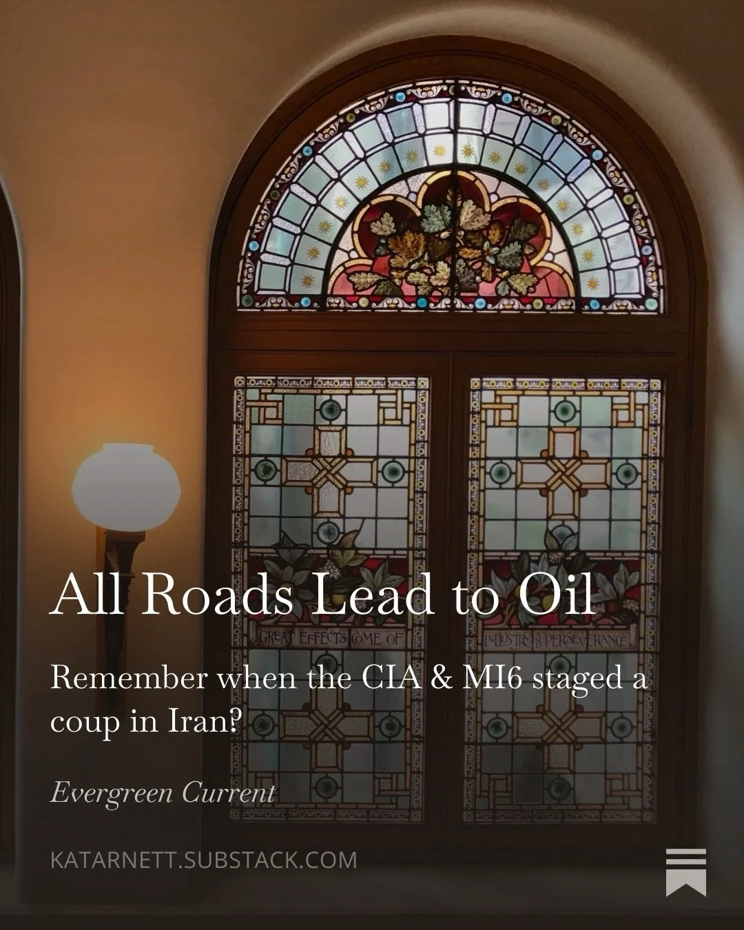 This week on Substack, did you know that 72 years ago the US and the UK staged a coup in Iran?

#substack #writersofinstagram