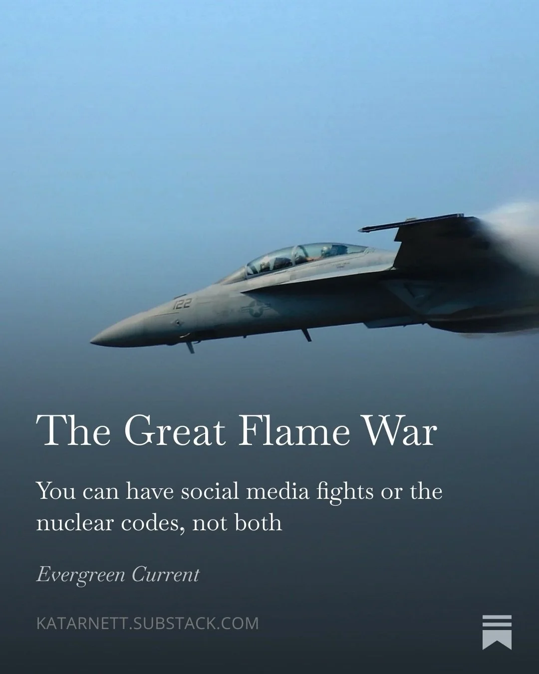 You can have social media fights or the nuclear codes, not both. 

In this week&rsquo;s newsletter Kevin O&rsquo;Leary will set Canada&rsquo;s climate change back 20 years, Texas wants to annex an oil (and GOP) rich section of New Mexico, and a timel