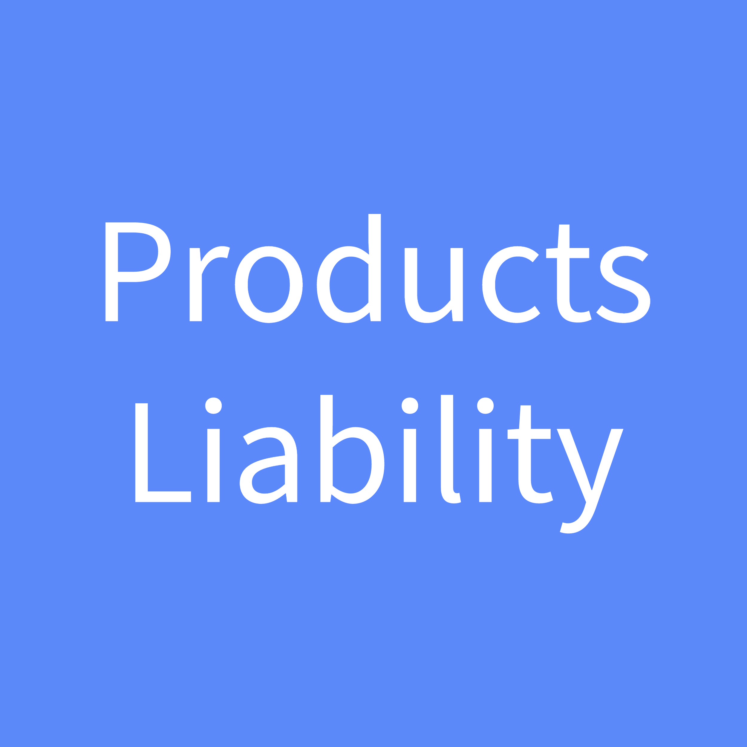Products Liability 