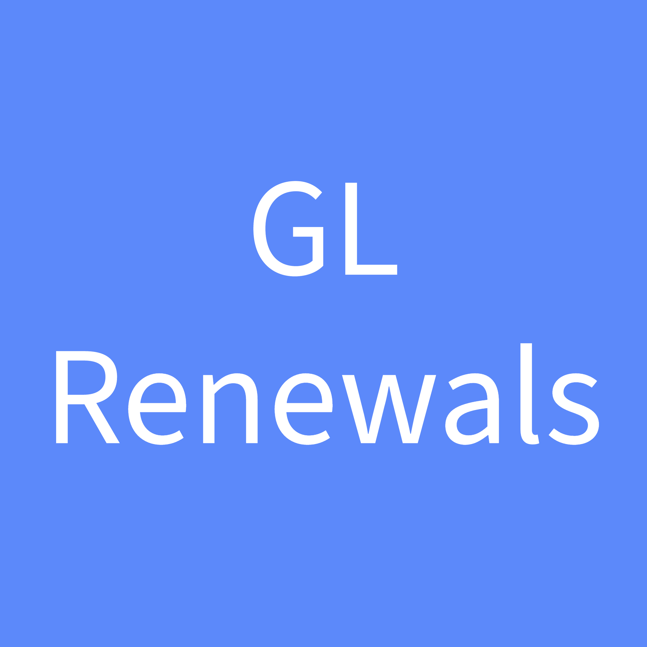GL Renewals