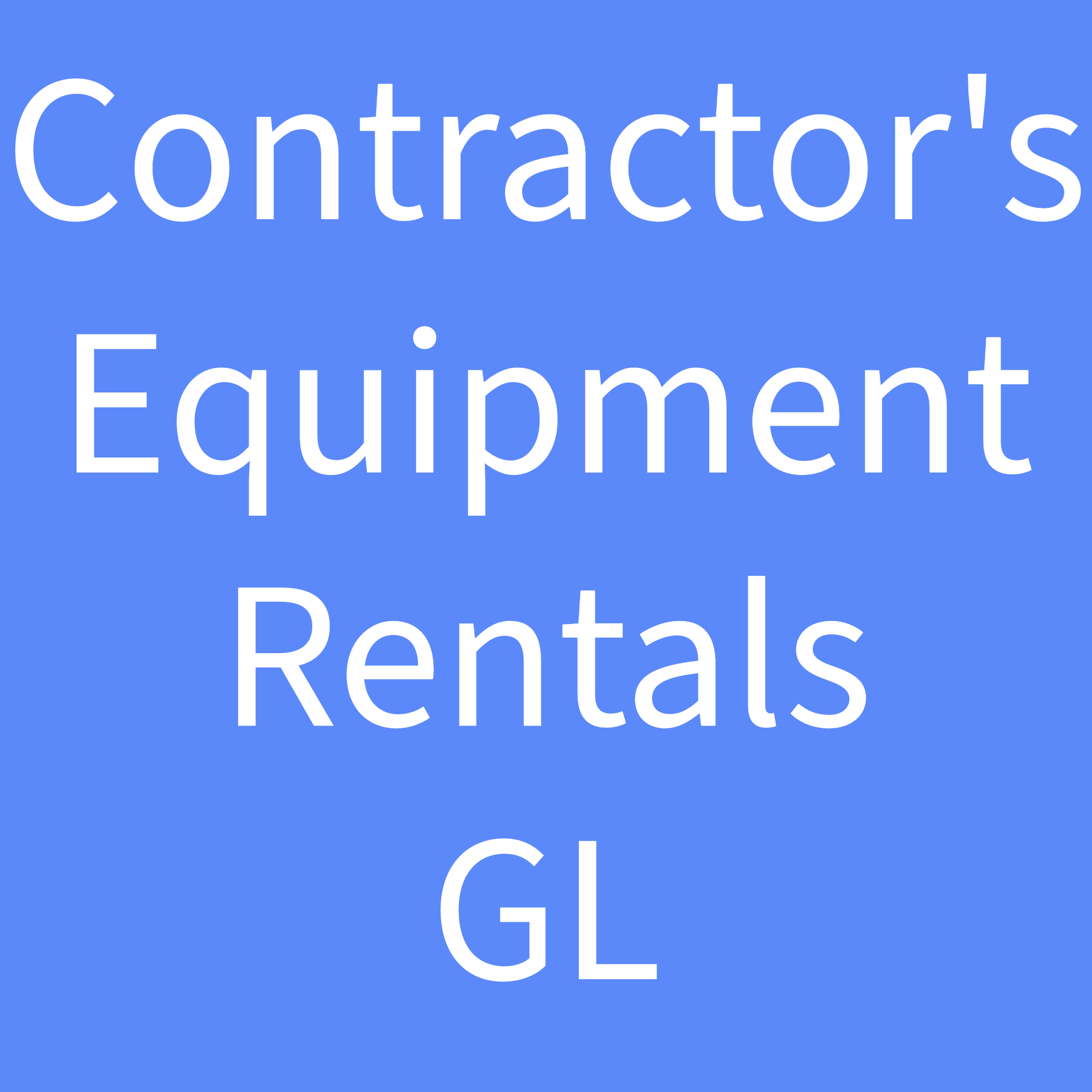 Contractor's Equipment Rentals