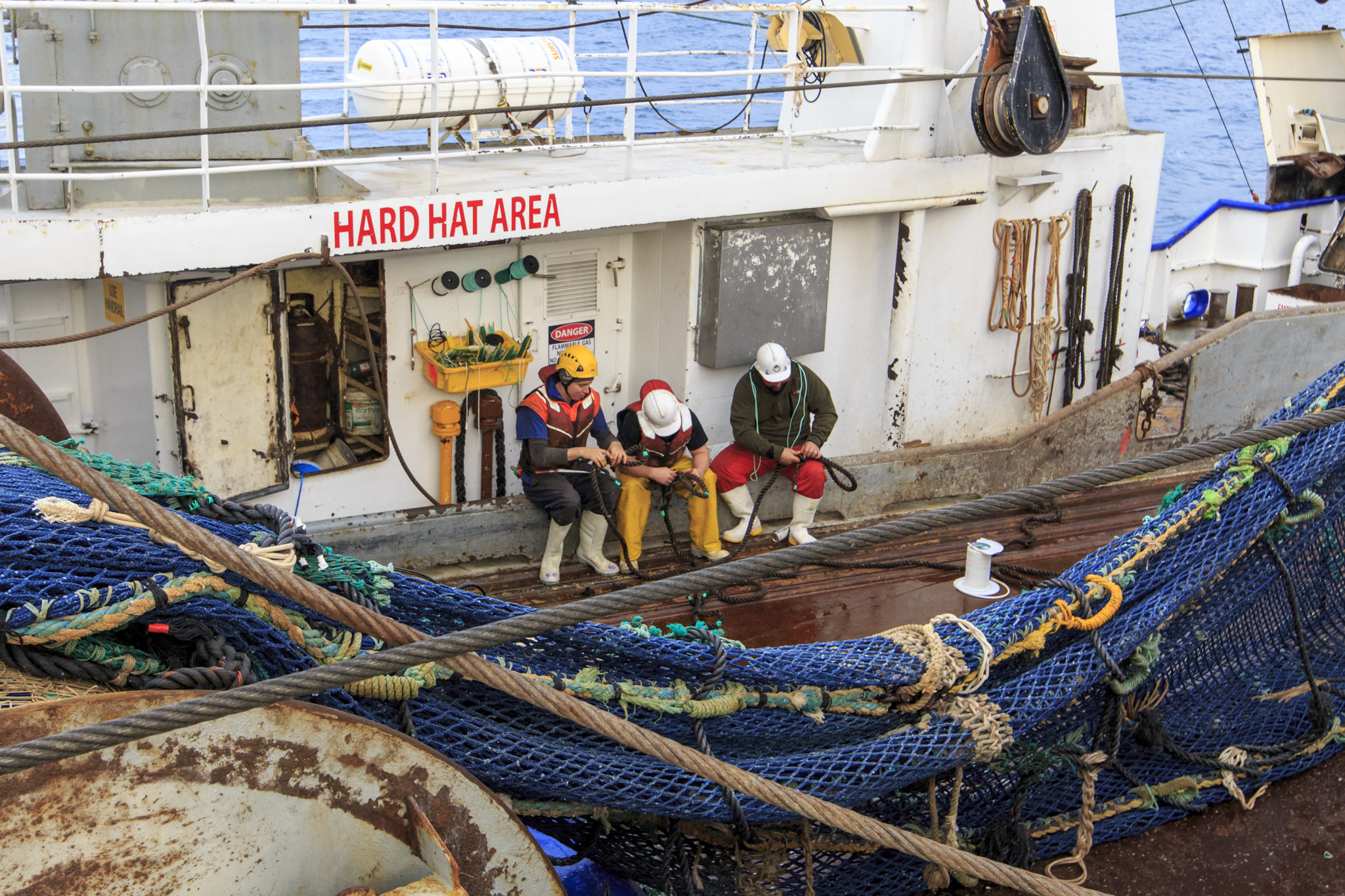 Otakou crew splicing rope
