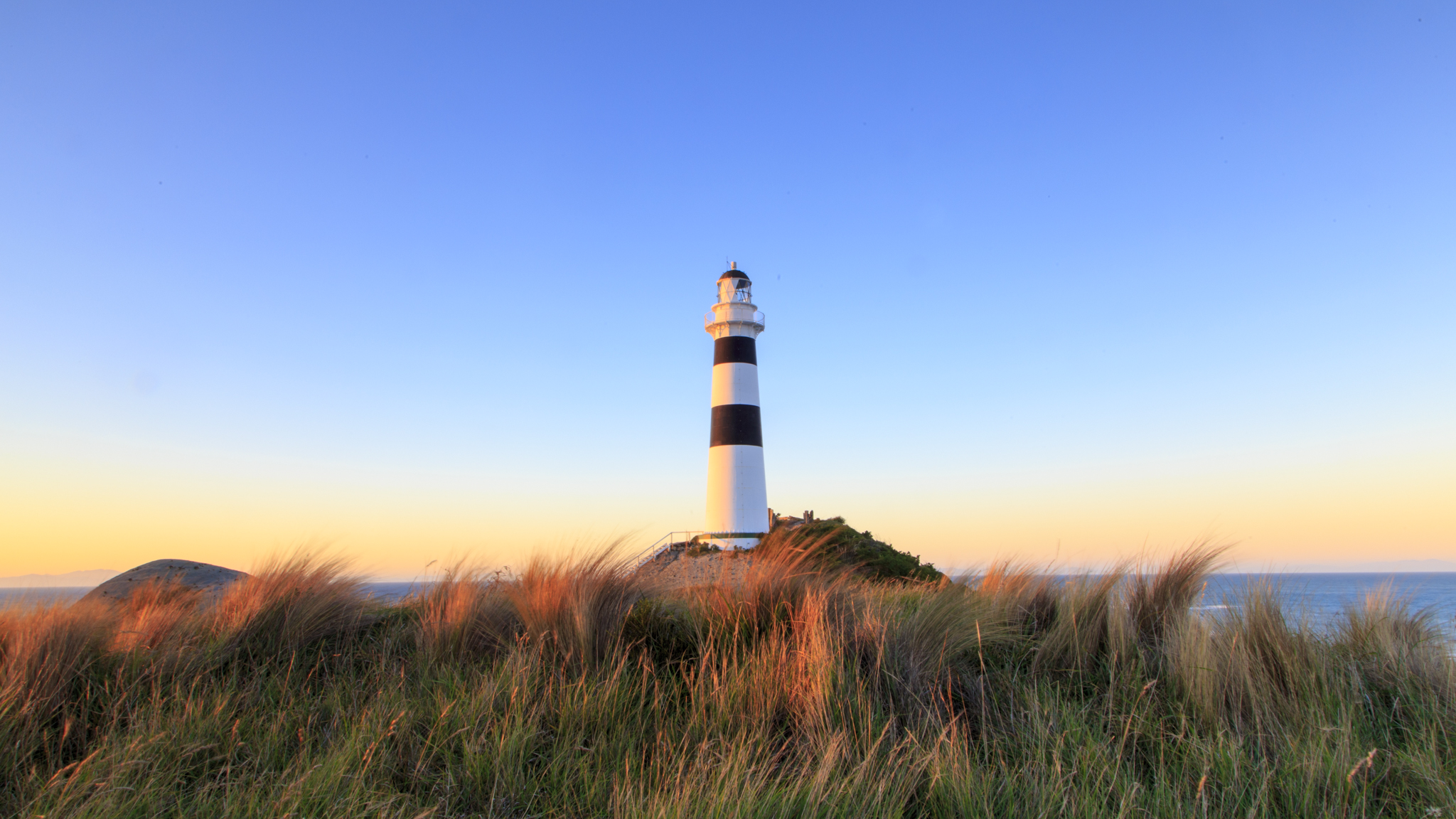 Cape Campbell at Sunset.