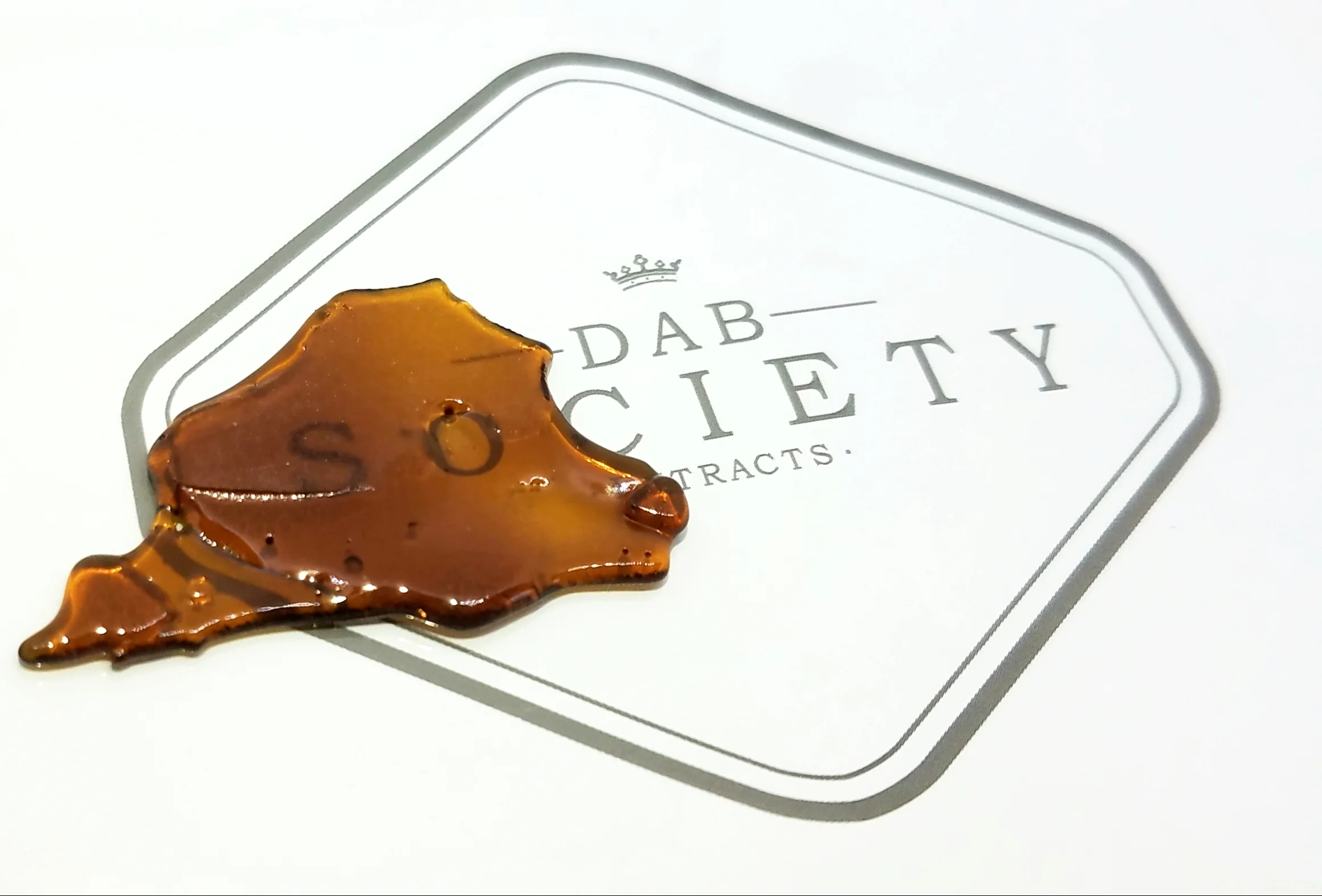 Silver Hawk produced by Dab Society. Extract made from flower grown by Yerba Buena.