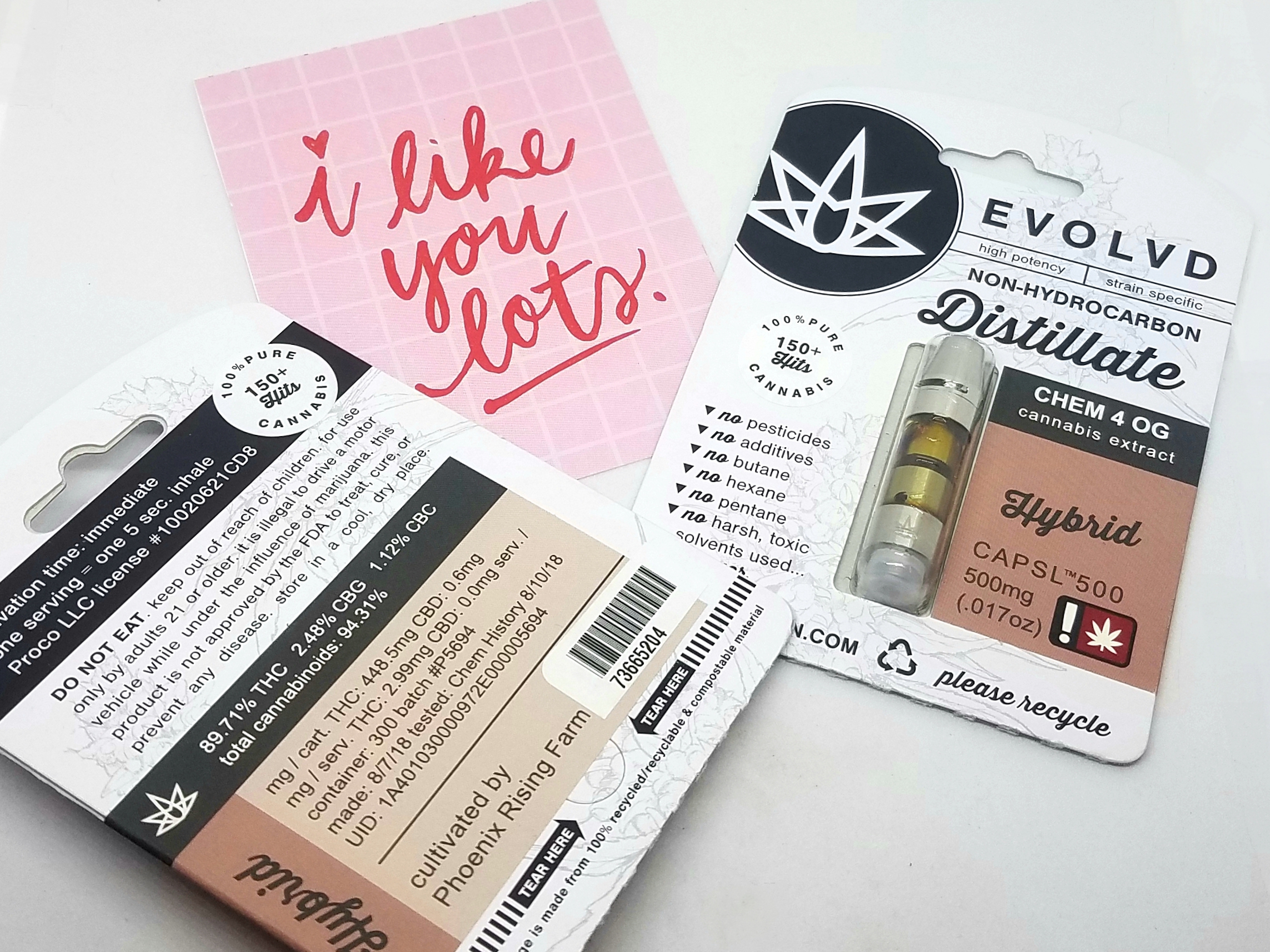 Chem 4 OG 1/2g Distillate Cartridge from EVOLVD