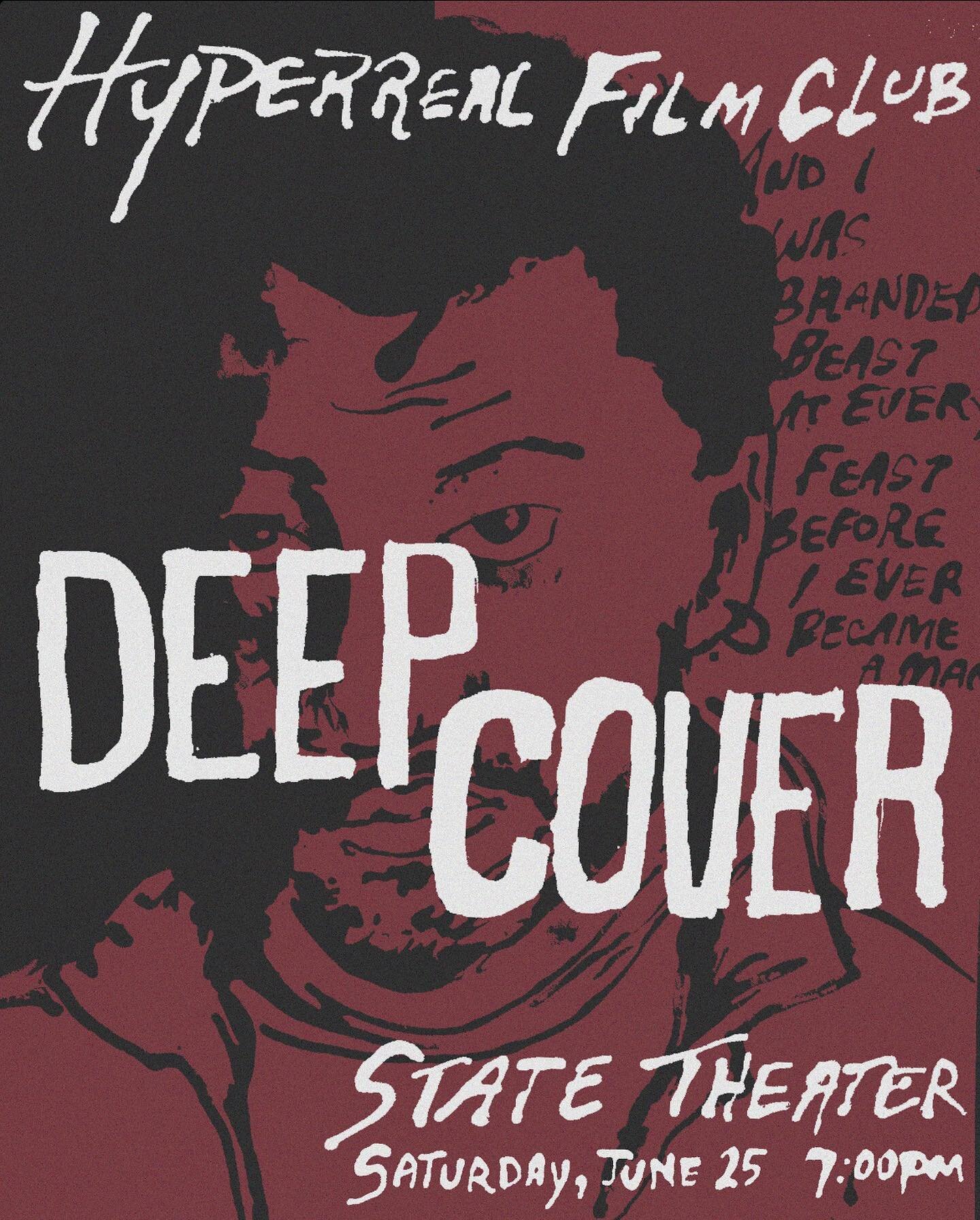 We made some new friends and we&rsquo;re spending next Saturday evening with them! @hyperrealfilmclub is pairing Tejano Night ahead of a screening of Deep Cover at the State Theater which is right next door to the @paramountaustin in Austin! 

Writer