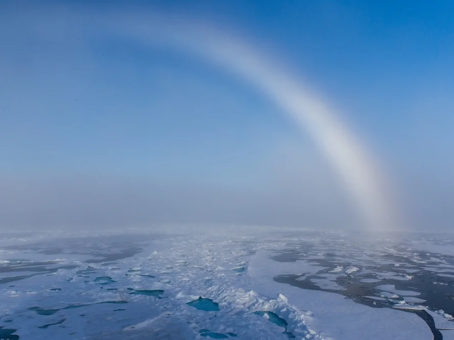 Icebow over the MIZ.