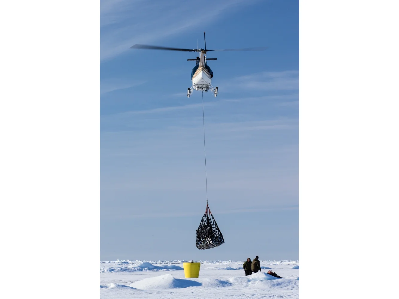 Backhauling gear following an Ice Tethered Profiler deployment.