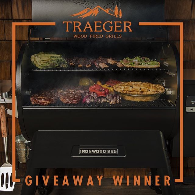 GOOD RIDE GIVEAWAY WINNER |
Brian Farmer is this week's #GoodRideRally giveaway winner!
.
.
.
@traegergrills will be sending you a Ironwood 885 Grill, Cover, 2 bags pellets, 4 BBQ Rubs, 4 BBQ Sauces!
.
.
.
Everyone else who purchased their #GoodRideC