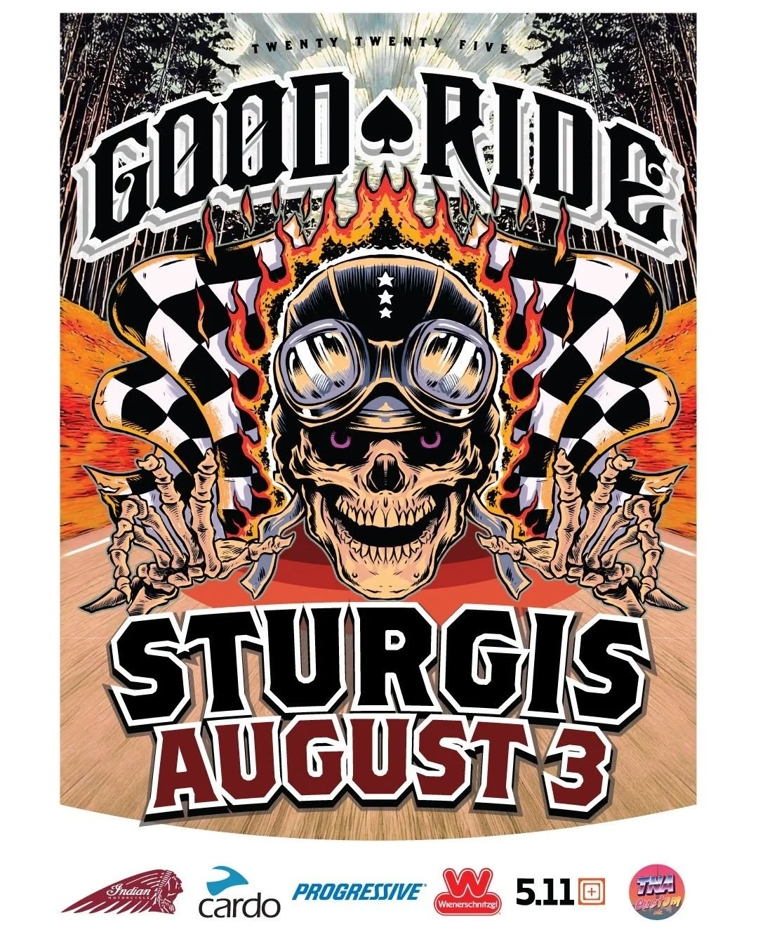 STURGIS COUNTDOWN: 2 DAYS TO GO 🏁⁠
We&rsquo;re just days away from tearing into South Dakota for the Good Ride Sturgis on August 3&mdash;and it&rsquo;s shaping up to be one for the books.⁠
⁠
👉 Swipe to see just a few of the brands stepping up with 