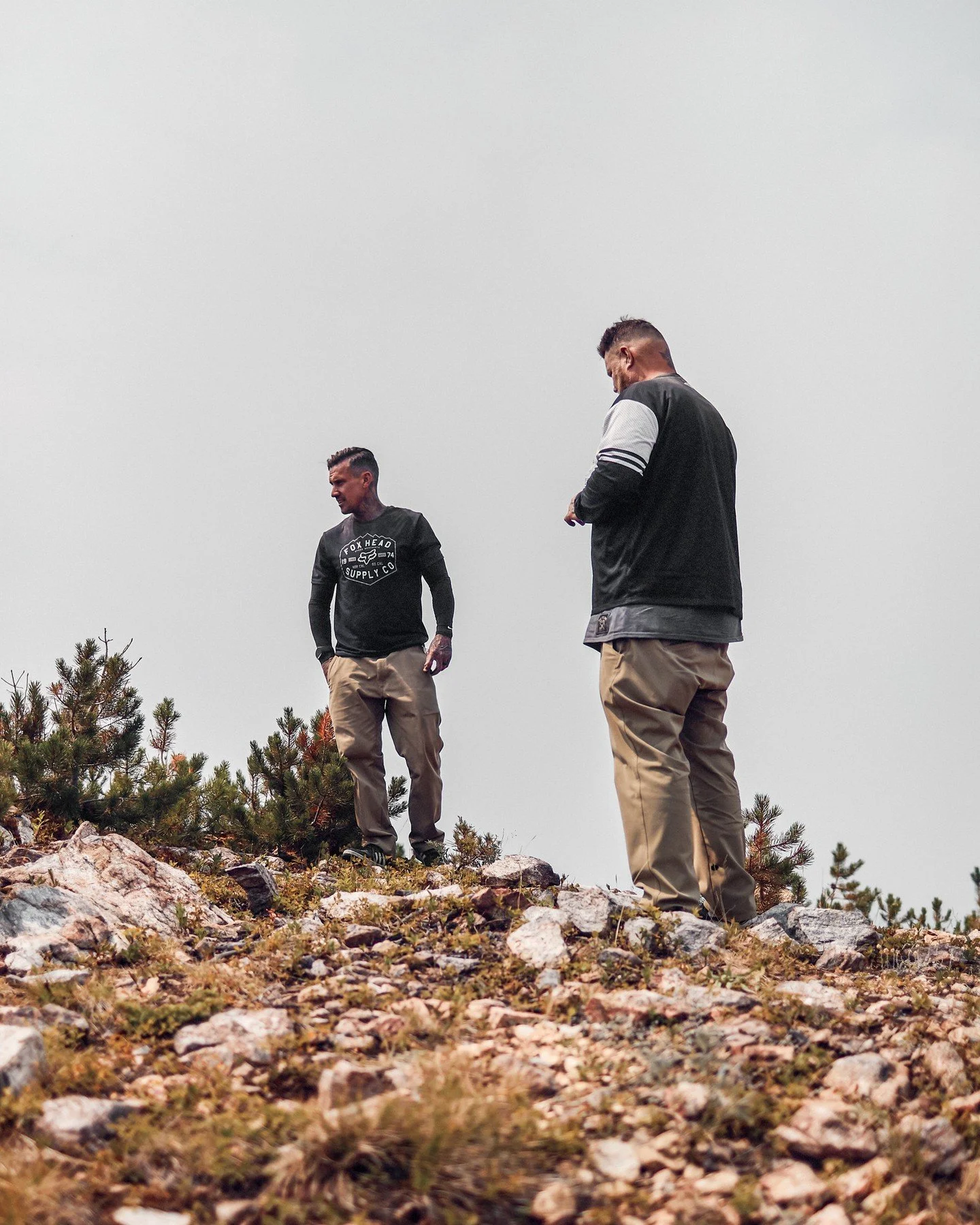 Somewhere between miles ridden and moments like this&hellip; plans get made.⁠
Carey and Big B taking a pause in the wild, mapping out what&rsquo;s next.⁠
⁠
The next Good Ride Rally is already taking shape &mdash; new roads, new terrain, the same miss