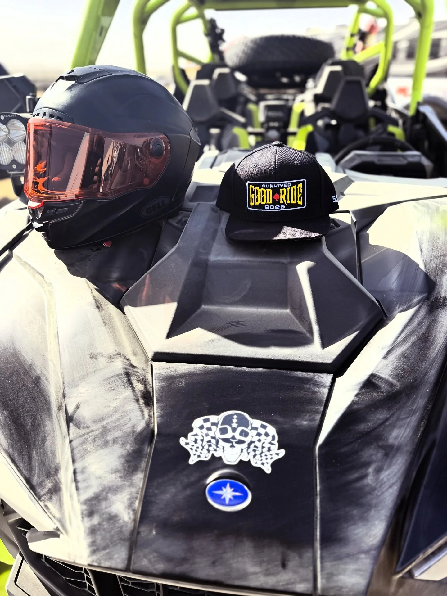 Sometimes, it&rsquo;s the little moments that remind us of the cause. Hat perched on the RZR, and even out here at King of the Hammers, we&rsquo;re thinking about the next Good Ride charity event. 

Wherever the road leads, we ride for a purpose. Sta