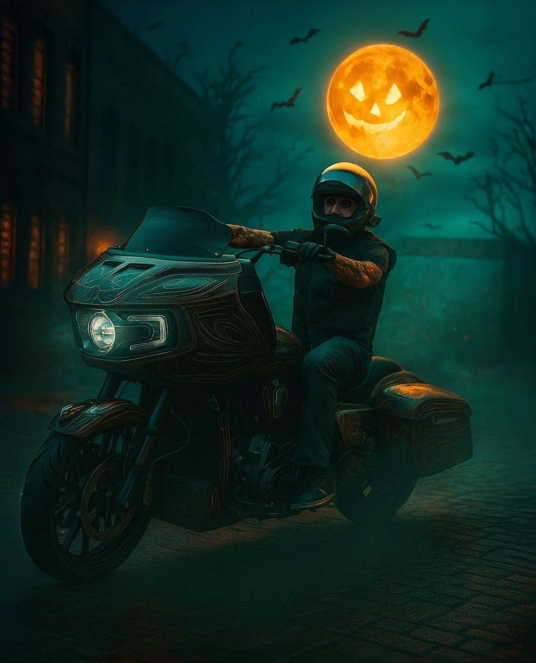Tonight the streets belong to the riders.⁠
⁠
To every twisted soul on two wheels: ride hard, ride safe, and keep the spirit loud and wild.⁠
⁠
Here&rsquo;s to dark roads, cold air, and good rides that never die. 🏁🔥🎃