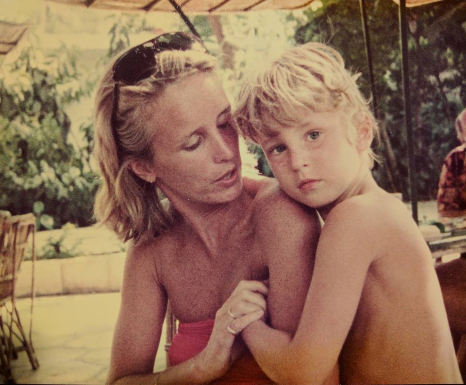 Jill and her son Luke in 1979