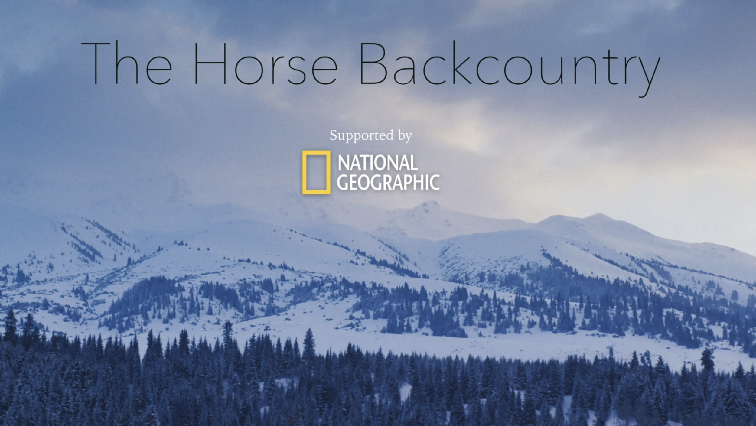 The Horse Backcountry (2020)