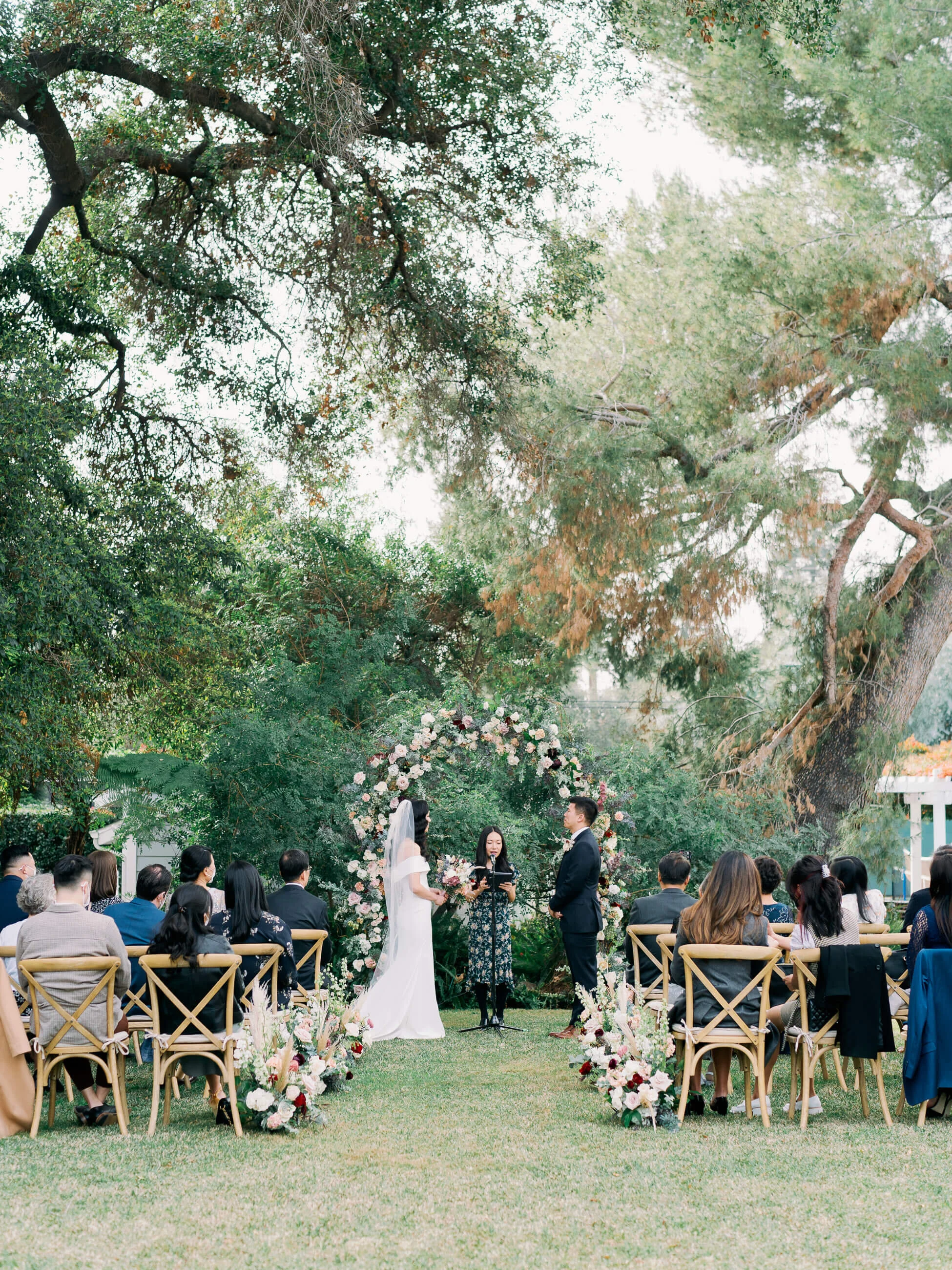 Intimate Private Estate Pasadena Microwedding | Grace + Jason