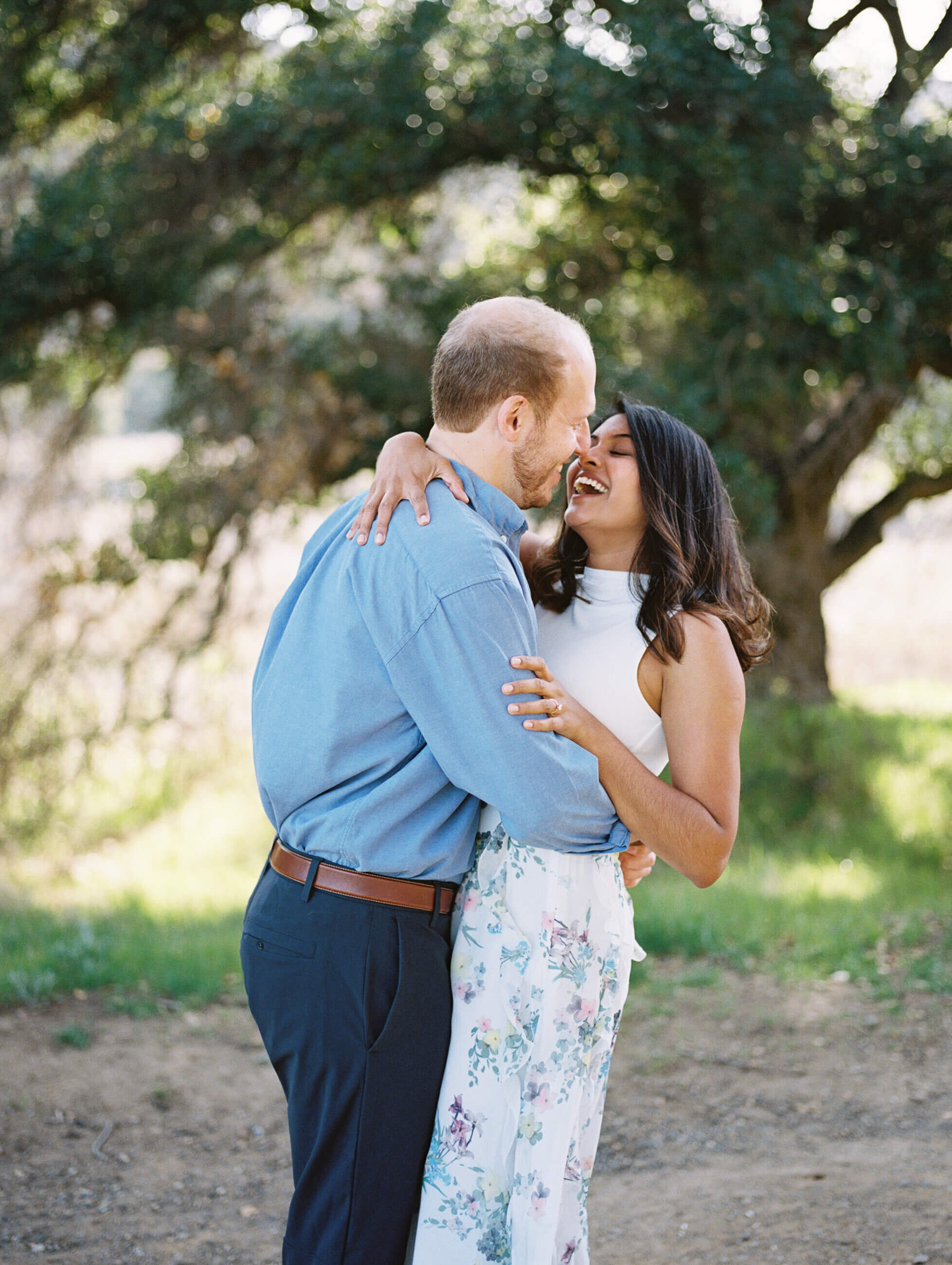 Malibu Mountains Spring Engagement Session | Sham + Joni