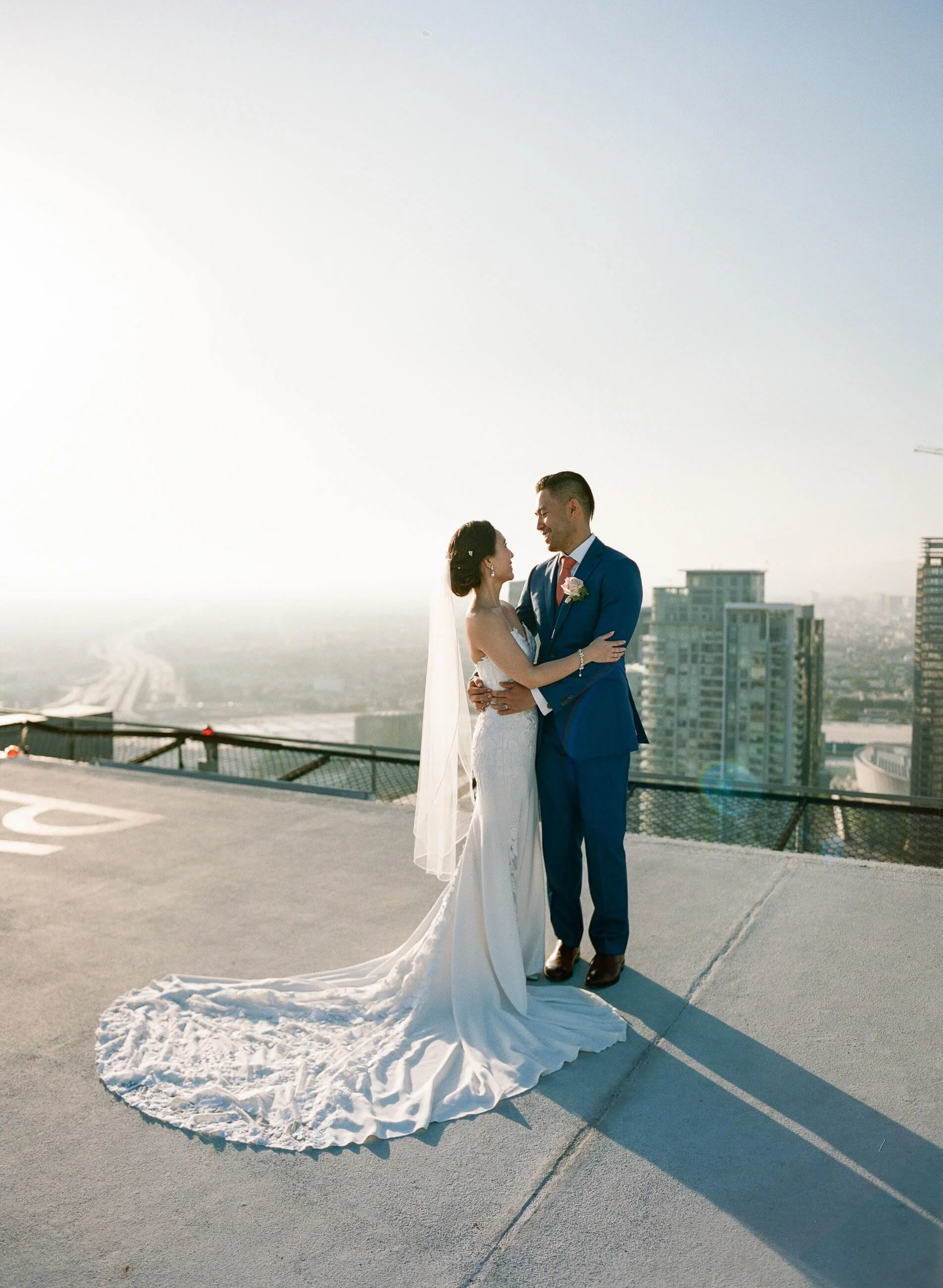 Dreamy Urban Wedding at South Park Center, DTLA | Li + Angela