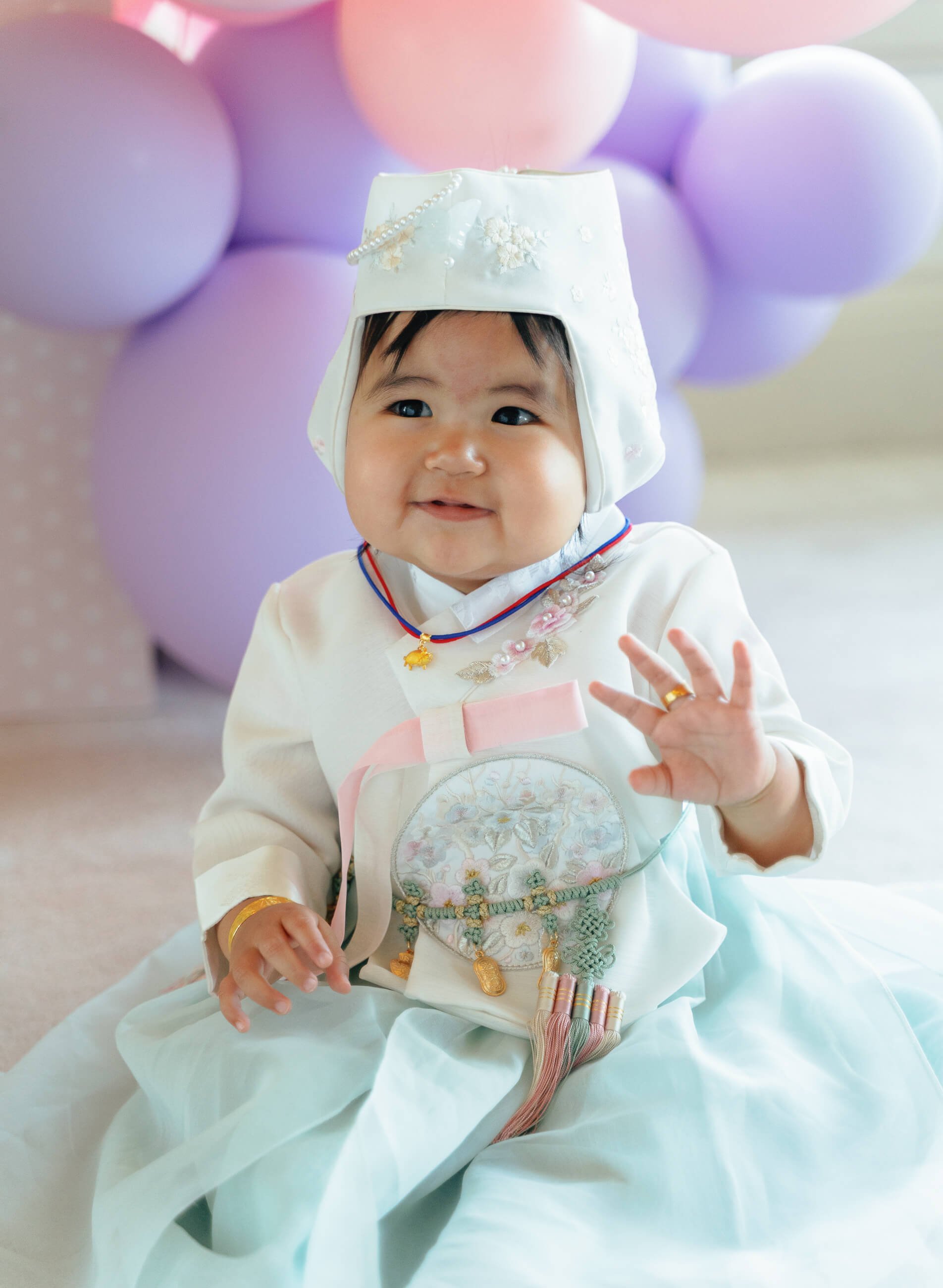 Hello Kitty Themed Korean 1st Birthday Party (Dohl/Dol) | Becky, Jin, &amp; Nia