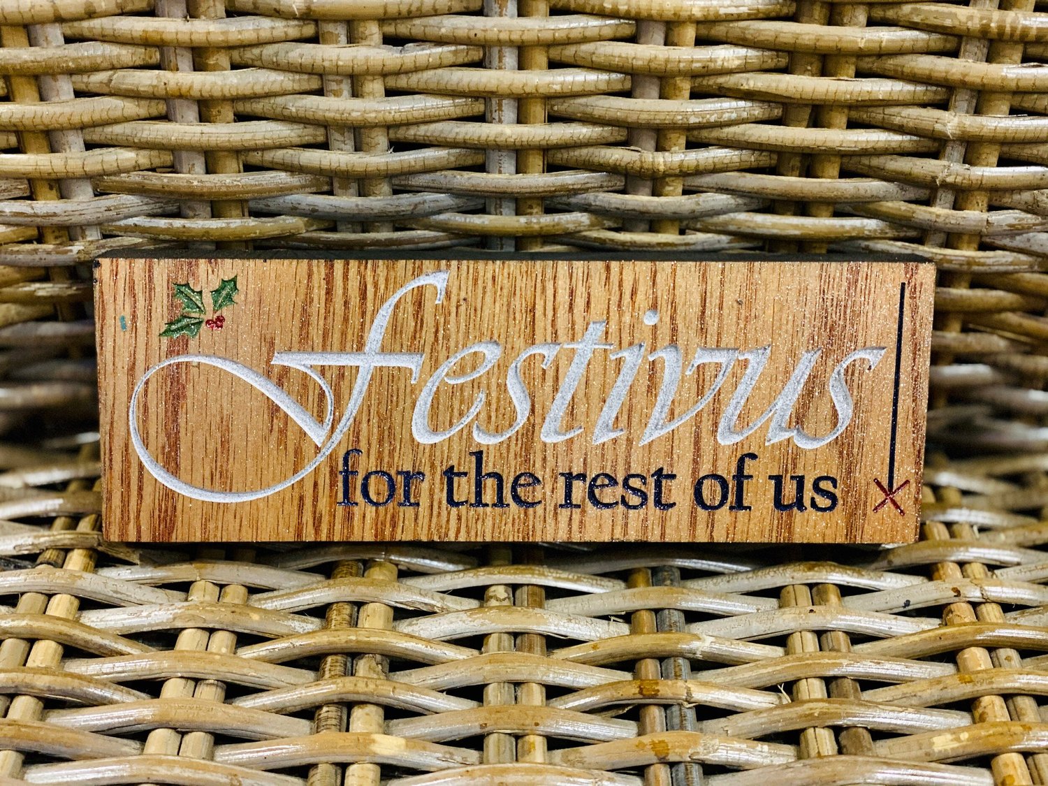 Festivus Funny Christmas Sign | Unique White Elephant Gift | Gifts Under 25  — Oceanic Signs & Decor