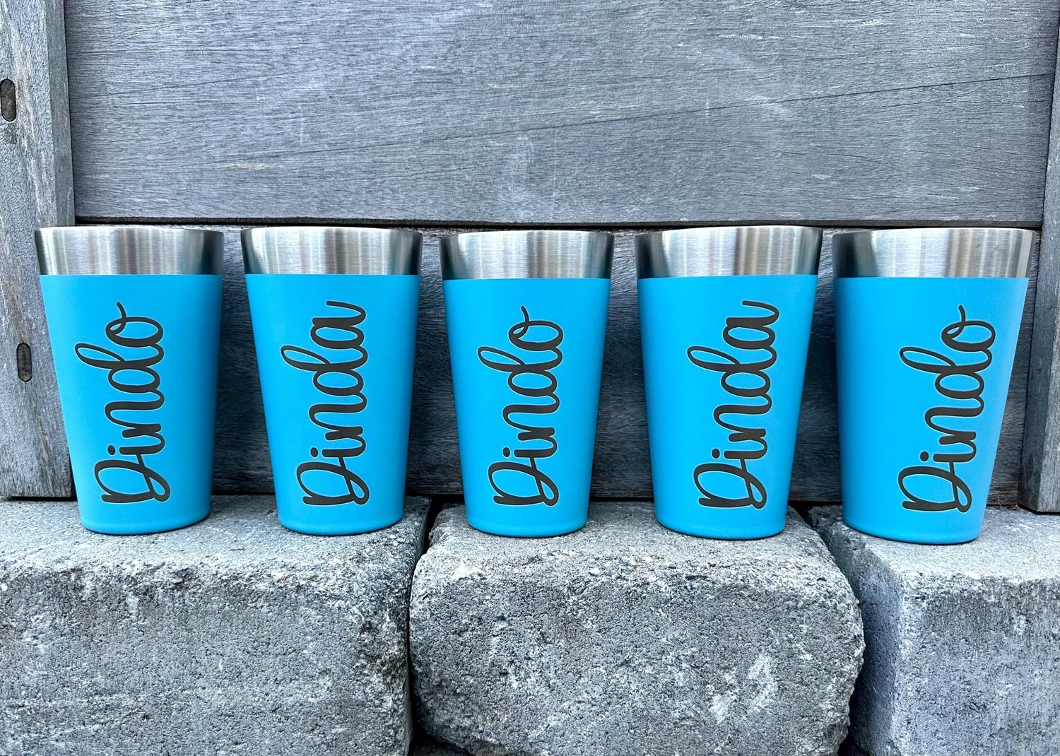 Personalized Beer Pint Glass  Engraved Stanley Adventure Stacking Beer  Pint 16 oz | Stanley Beer Mug Customized  Gift for Dad Gift for Him   Oceanic Signs & Decor