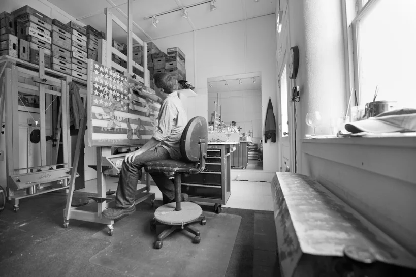 Copy of Robert C Jackson in Kennett Square Studio