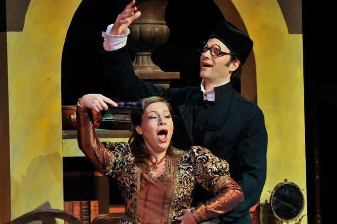  As Count Almaviva, Barber of Seville, Townsend Opera, with Irene Roberts. 